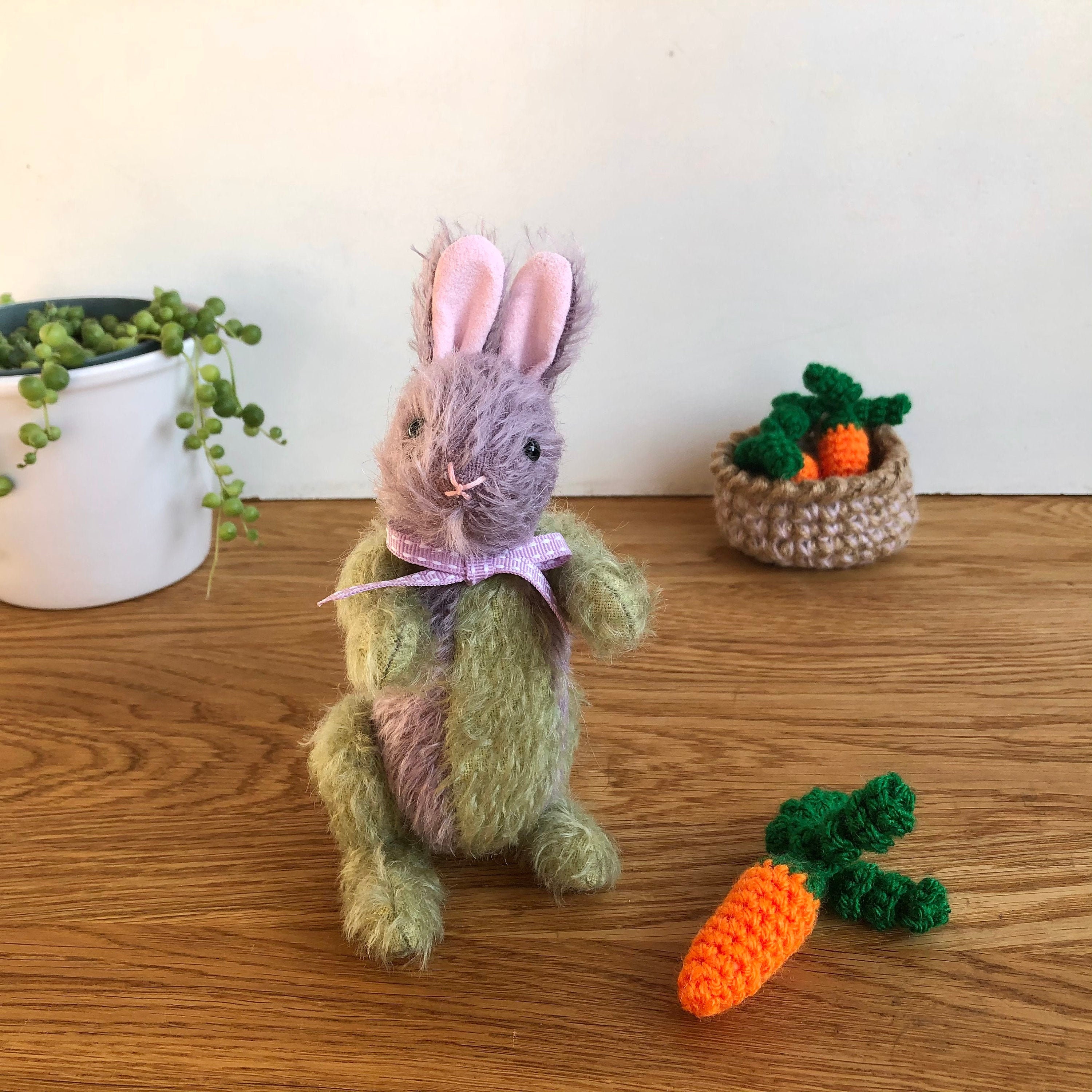 Cute Stuffed Rabbit Carrot Purse Bunny Wallet Carrot Coin Purse Decor  Rabbits Dolls Wallet Jewelry Bag