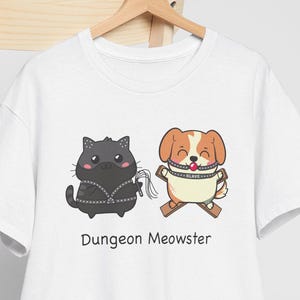 Dungeon Meowster | Kitties and Puppies | Kawaii | Cute S&M | Unisex Short Sleeve T-shirt