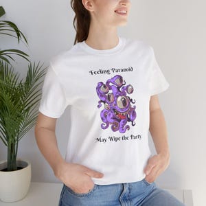 Małe Diabły | Uroczy Obserwator | Czuję się Paranoicznie | Mogę Wytrzeć Imprezę | TPK | RPG | Fantazja | RPG | Koszulka z krótkim rękawem unisex