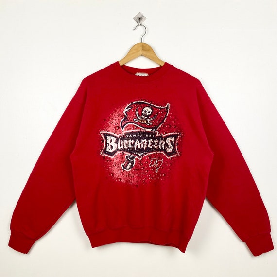 Buy 90s NFL Tampa Bay Buccaneers Crewneck Sweatshirt Print Logo Red Color Mens Fit L Online in India Etsy