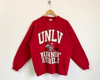 90年代 NCAA ネバダ大学ラスベガス校 Runnin' 'Rebels' クルーネック