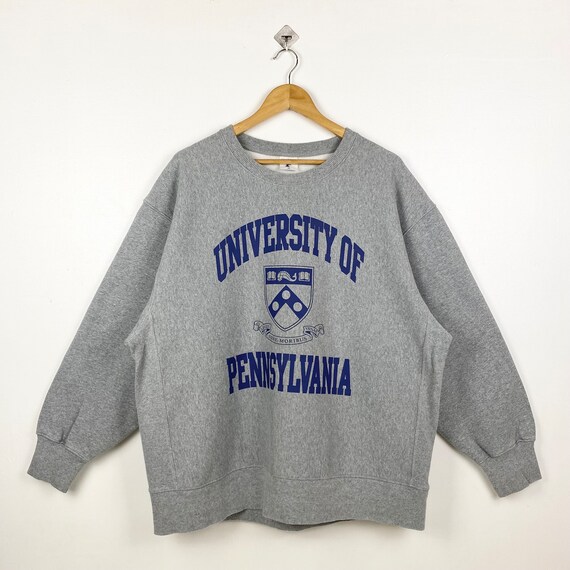 NCAA University of Pennsylvania 'penn Quakers' Crewneck Sweatshirt Print  Logo Grey Color Men's XXL - Etsy