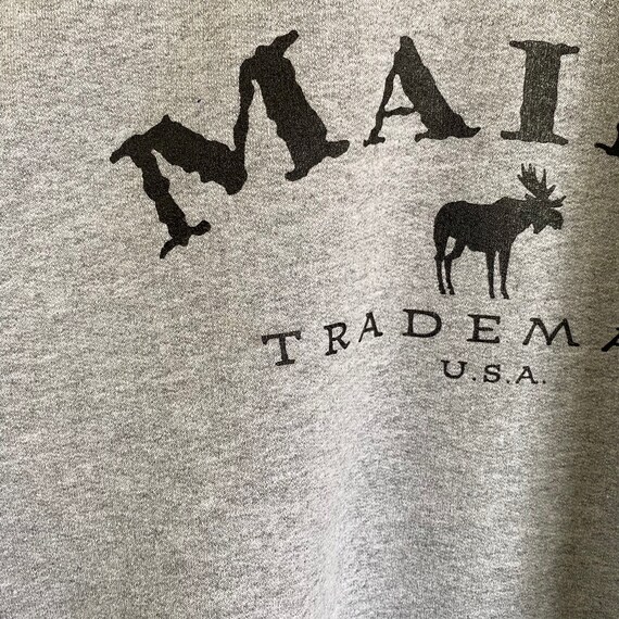 MAINE vintage スウェット Amazon.com: Maine Sweatshirt - Maine ME Pullover - Faded