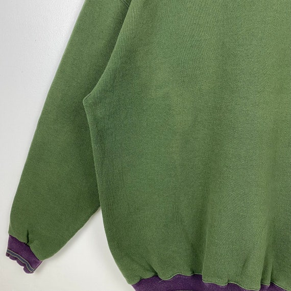 90s Distressed Wilson Crewneck Sweatshirt Embroid… - image 4