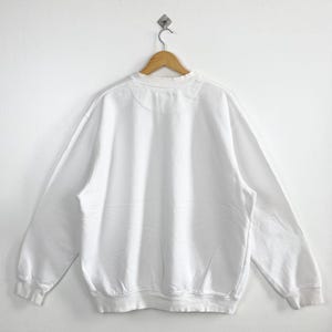 Vintage Nike Crewneck Sweatshirt - Embroidery Logo - White Color - Men’s XL image 5