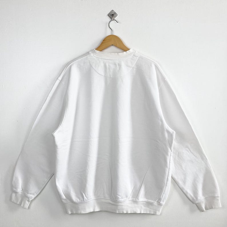 Vintage Nike Crewneck Sweatshirt - Embroidery Logo - White Color - Men’s XL image 5