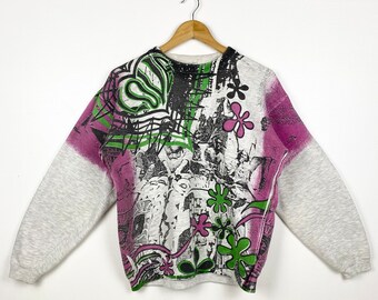 90s Art Crewneck Sweatshirt OVP Grey Color Men’s Fit M