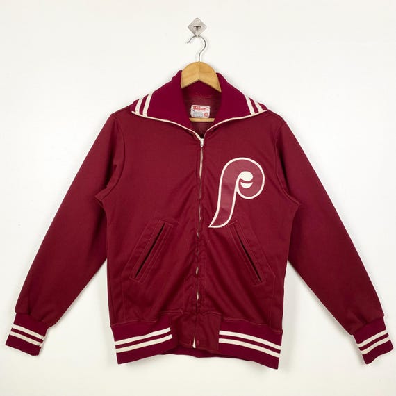 70s MLB Philadelphia Phillies Track Top Jacket Patch Logo 70s MLB Philadelphia Phillies Track Top Jacket Patch Logo