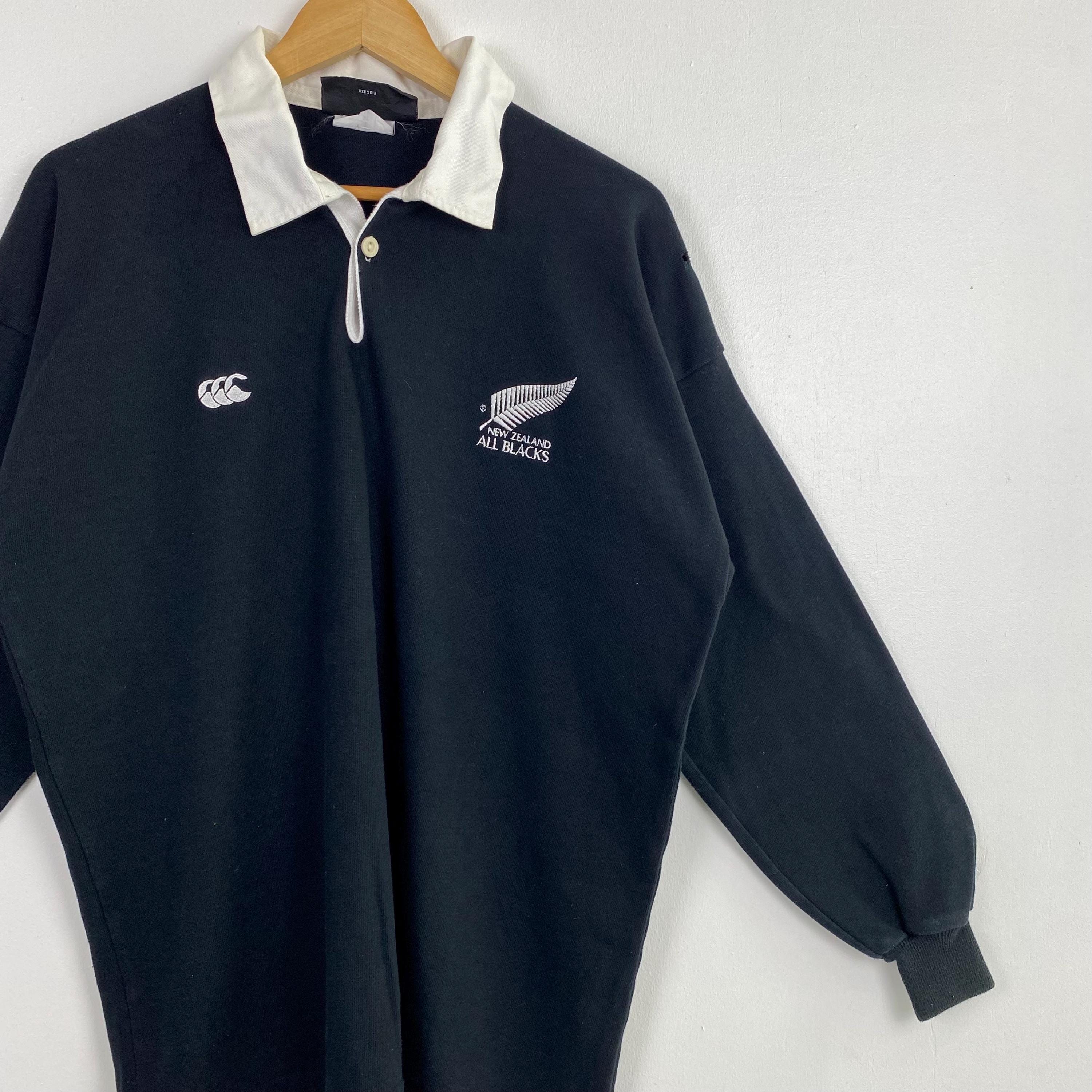 90s Distressed Canterbury New Zealand All Blacks Rugby Shirt