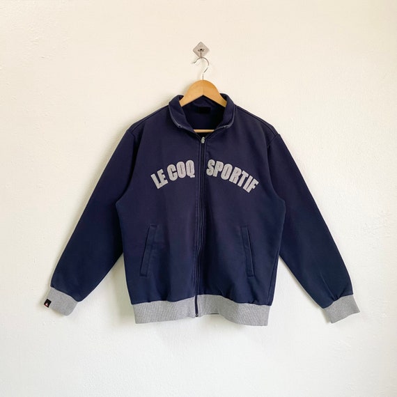 Vintage Le Coq Sportif Sweater Embroidery Logo Blue Color
