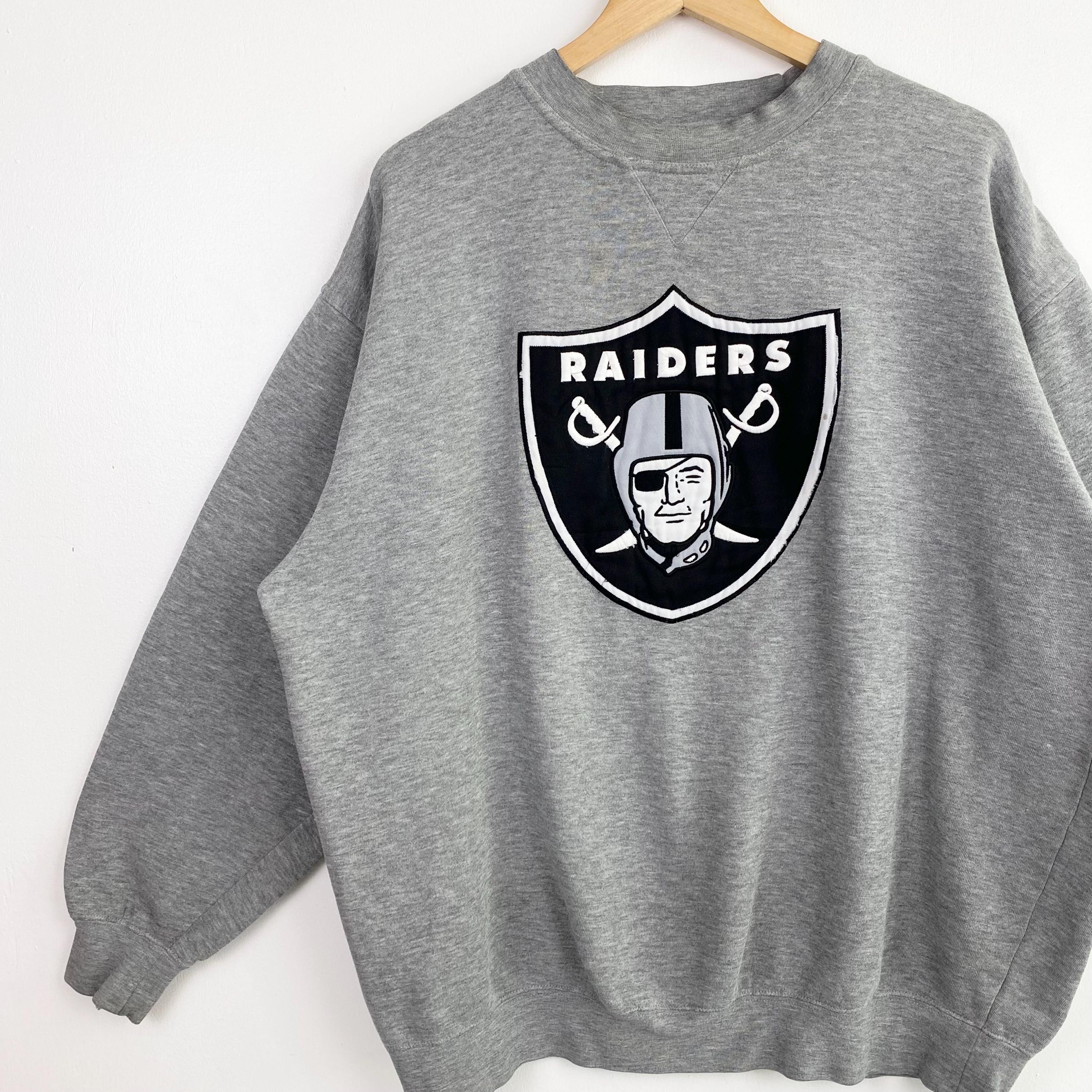 Vintage NFL Las Vegas 'raiders' Crewneck Sweatshirt Embroidery