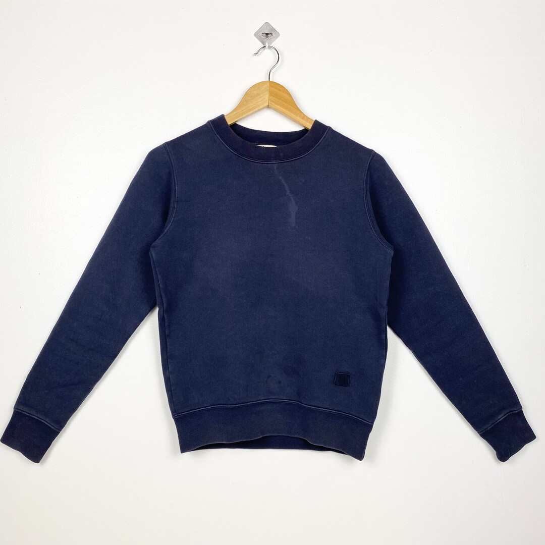 Acne Studios - 【未使用】アクネAcne Studios コットン クルーネックスウェットシャツ アクネ ストゥディオズ クルーネック スウェットシャツ 刺繍ロゴ