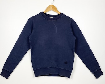 Acne Studios Crewneck Sweatshirt Embroidery Logo Blue Color Men’s XS