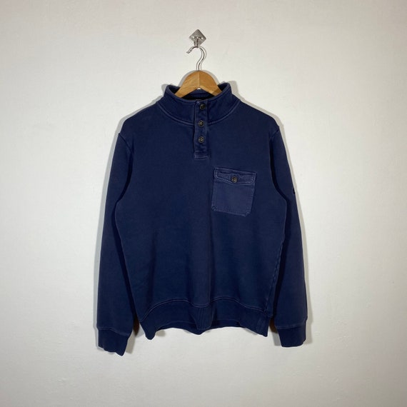 Vintage Timberland Sweatshirt Quarter Button Timbe