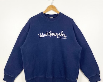 スウェット・トレーナー Mark Gonzales SIGN LOGO OG PIGMENT SWEATSHIRT Vintage Mark Gonzales Crewneck Sweatshirt Print Logo Black
