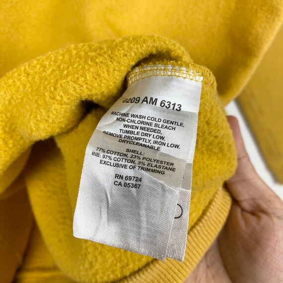 ★★Columbia★★ NY TAIL HTERRY SWEATSHIRTS Vintage Yellow C Vintage Columbia Crewneck Sweatshirt Embroidery Logo Yellow