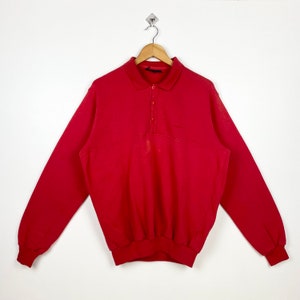 90s Patagonia Sweatshirt Embroidery Logo Red Color Men’s L