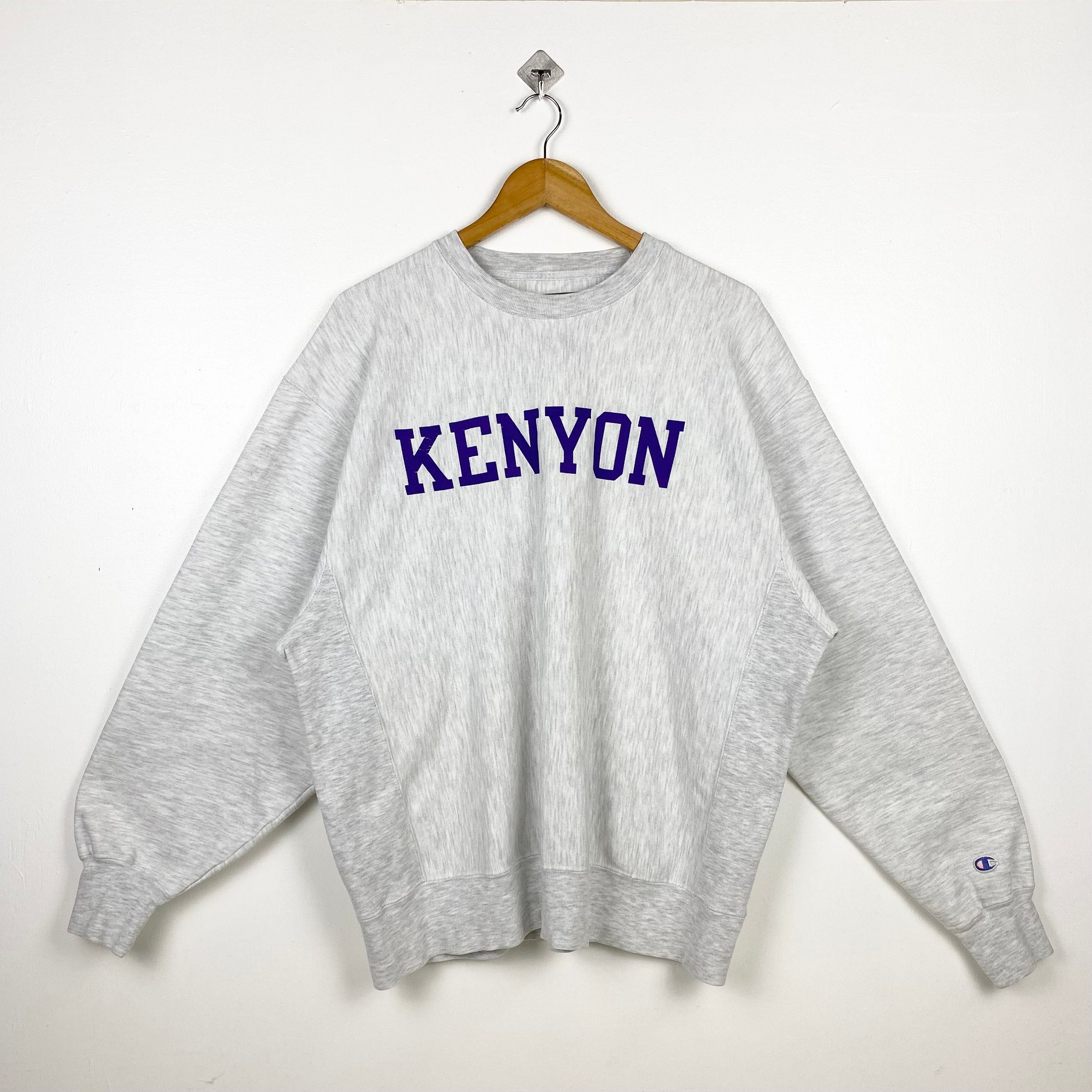Vintage Kenyon College Crewneck Sweatshirt Print Logo Grey Color Mens L Etsy UK