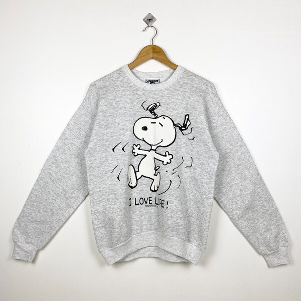 Sweat-shirt Snoopy Peanuts garçon bleu jean - Snoopy