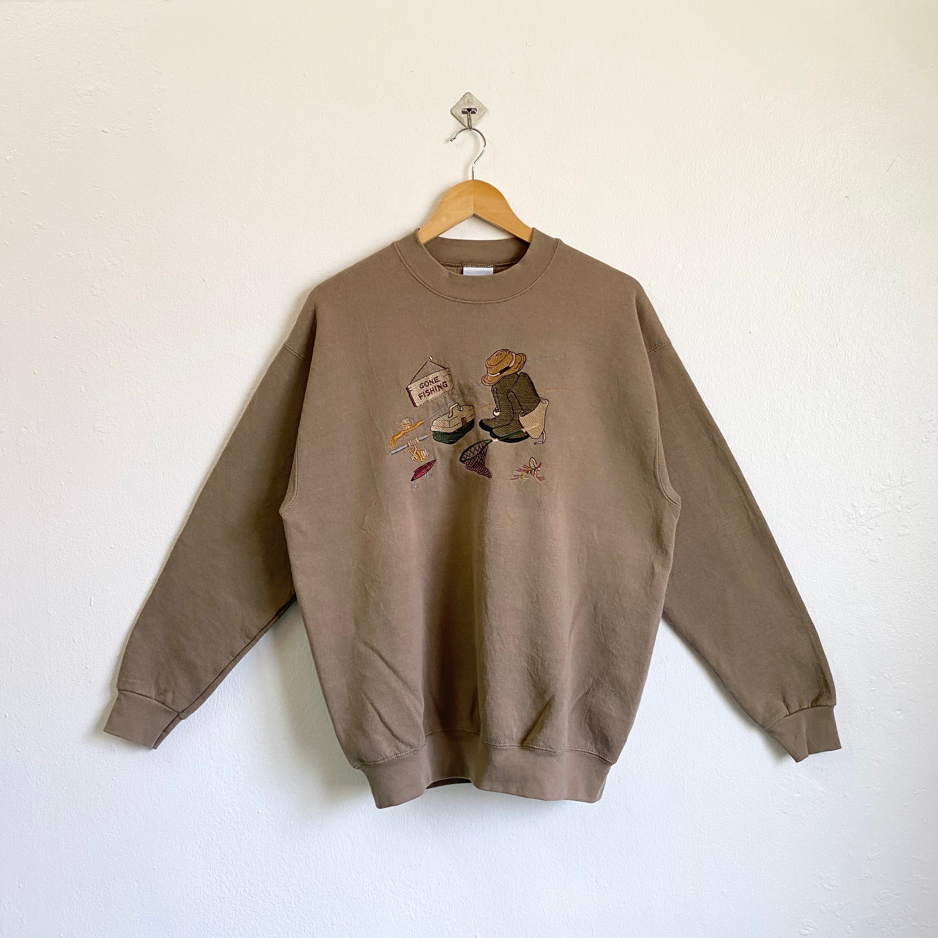 Fishing Crewneck - Etsy