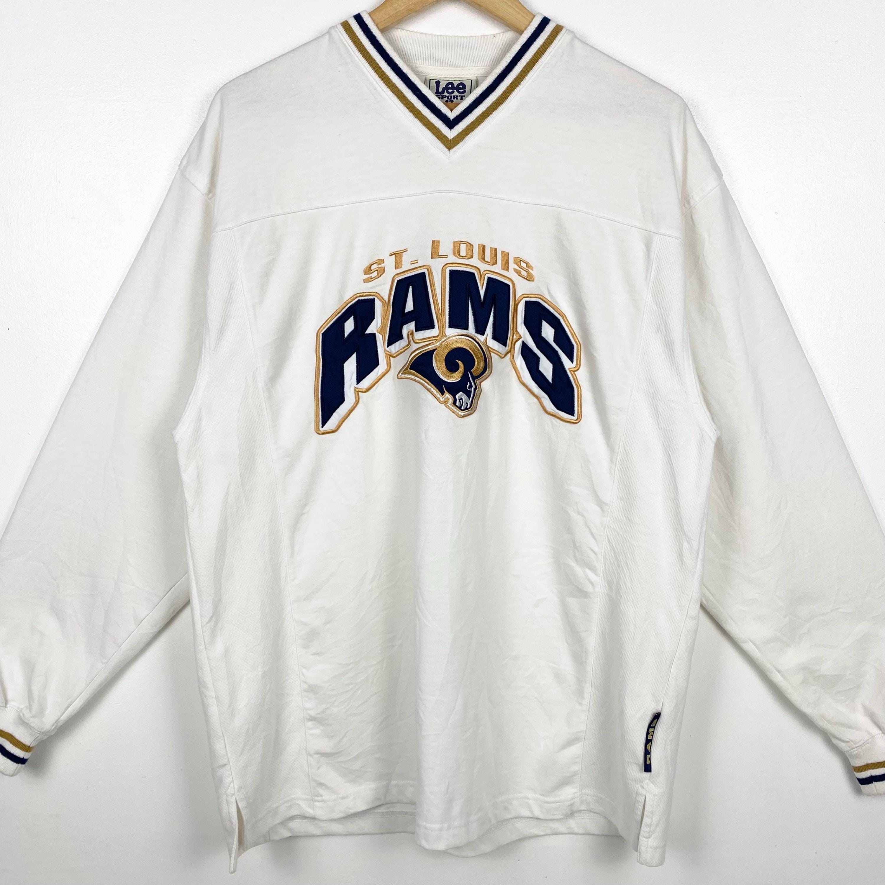 90s NFL Los Angeles 'rams' Long Sleeve T-shirt Embroidery Logo