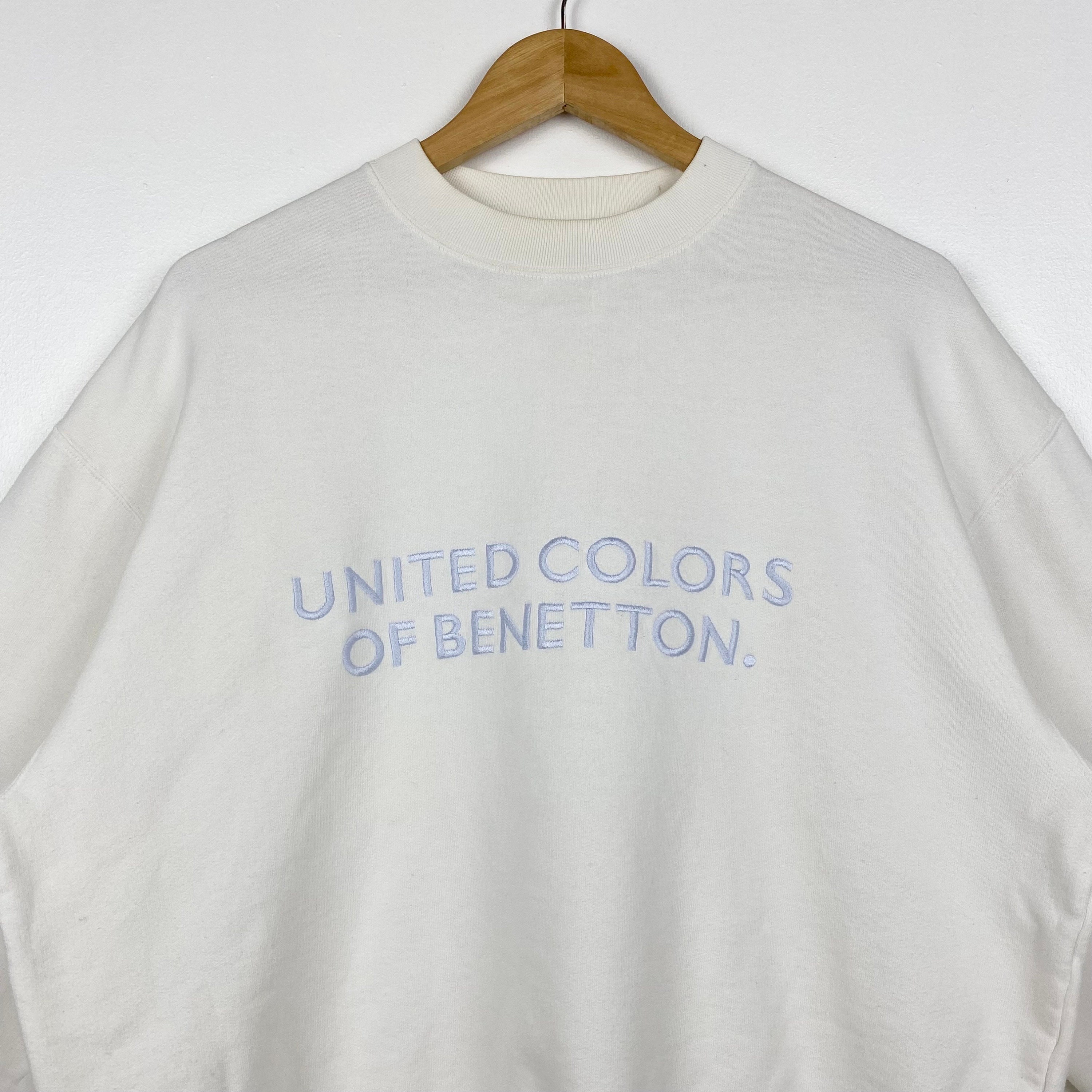 UNITED COLORS OF BENETTON スウェット 刺繍 UNITED COLORS OF BENETTON スウェット 刺繍