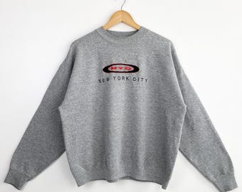 ニューヨーク ビッグロゴ グレー パーカー メンズ XL - Etsy 日本