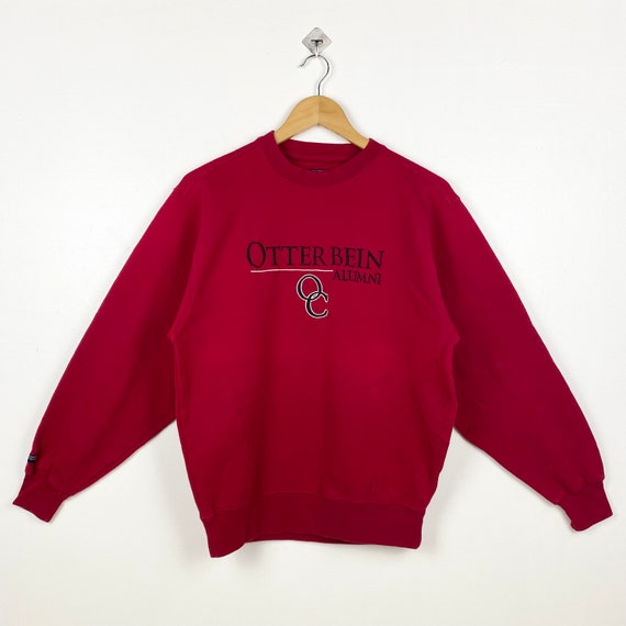 Vintage Distressed Otterbein University Crewneck Sweatshirt Embroidery Logo  Red Color Men's S - Etsy