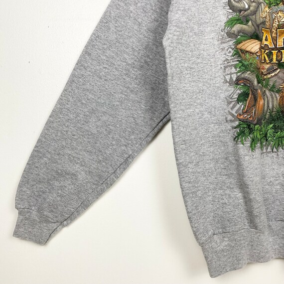 Disney Animal Kingdom Crewneck Sweatshirt Print Logo … Gem