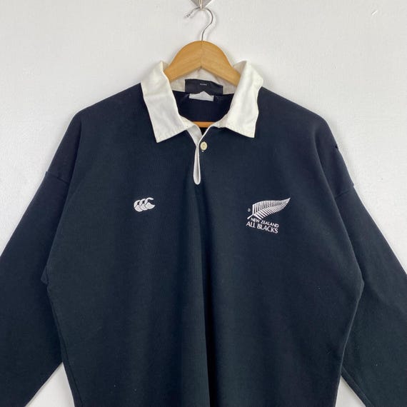 90s Distressed Canterbury New Zealand All Blacks Rugby Shirt