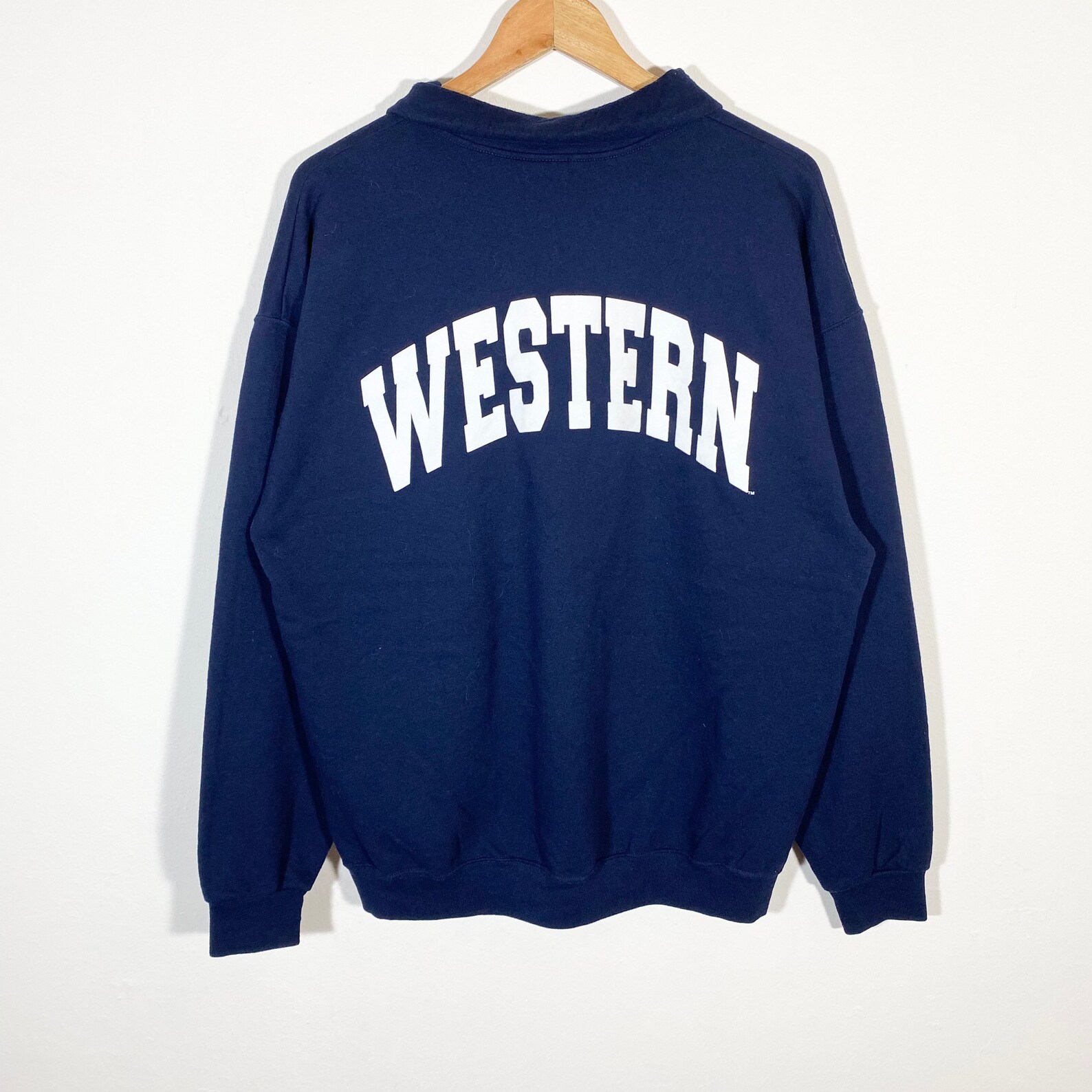 90s Western University Sweatshirt / Western Pullover / Western | Etsy