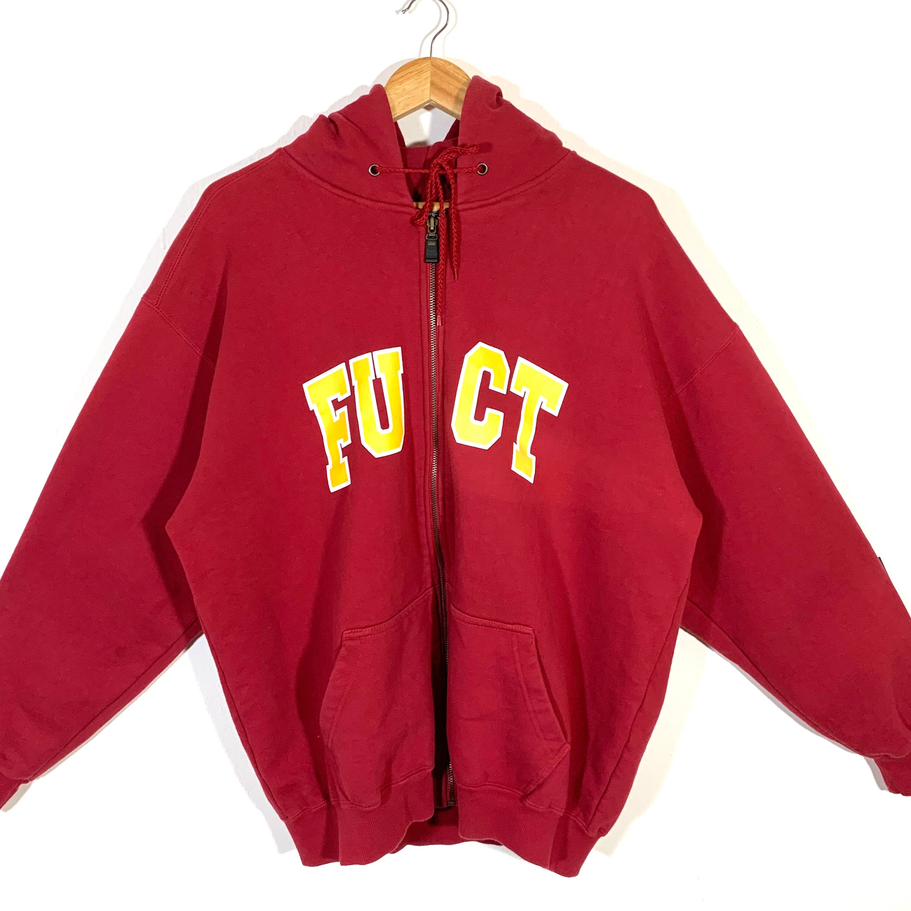 fuct all over embroidered hoodie