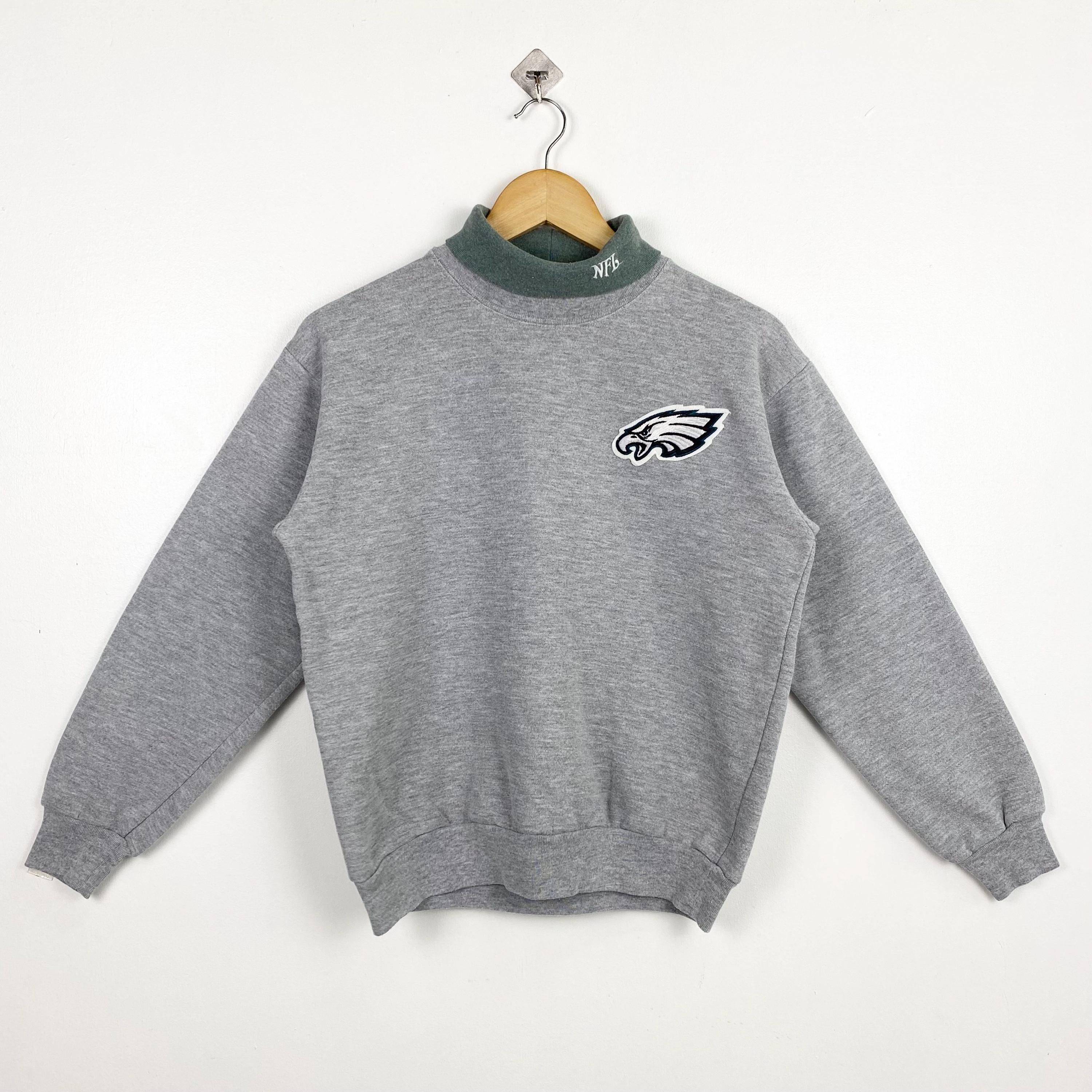 90s NFL Philadelphia 'eagles' Turtleneck Sweatshirt Patch Logo