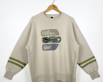 Vintage Ecko Unltd. Crewneck Sweatshirt Print Logo Brown Color Men’s L