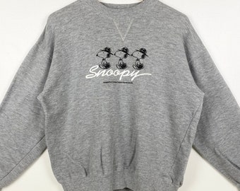 トップス 90s usa snoopy pullover sweat print used Vintage 90s Peanuts Snoopy Sweatshirt Peanuts Crewneck