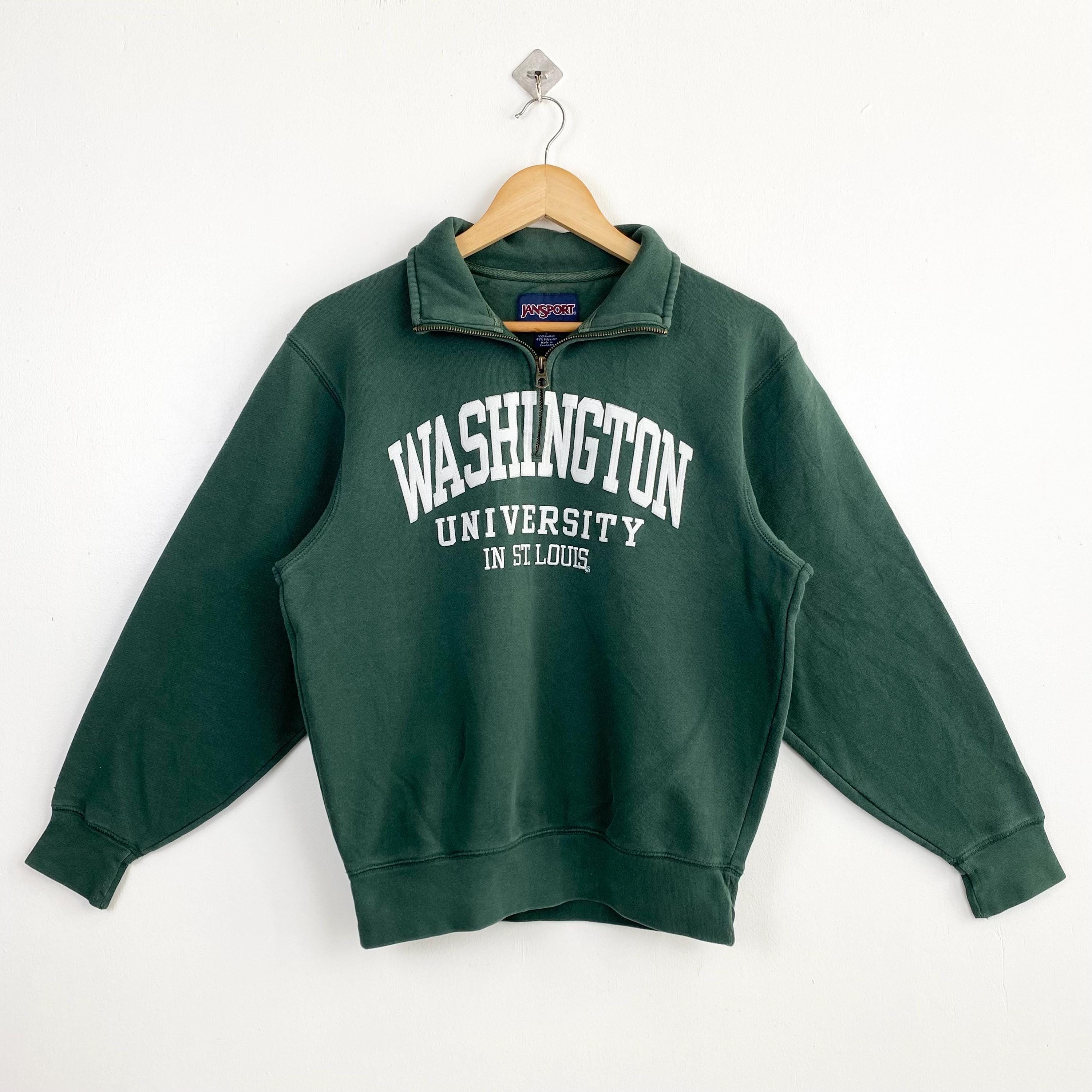 Vintage Sweatshirt Washu Crewneck Washington University Garment