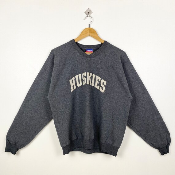 Vintage NCAA University of Washington huskies Sweatshirt Embroidery Logo Grey Color Mens M Etsy UK