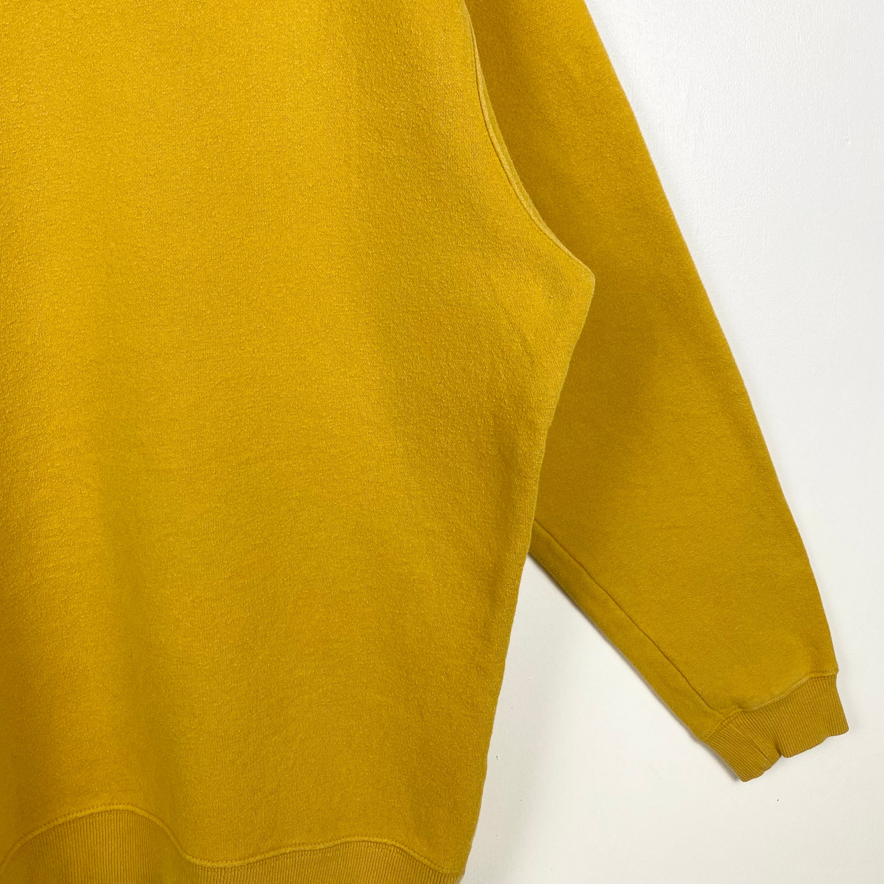 ★★Columbia★★ NY TAIL HTERRY SWEATSHIRTS Vintage Yellow C Vintage Columbia Crewneck Sweatshirt Embroidery Logo Yellow