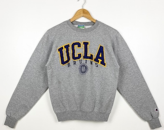Vintage NCAA UCLA 'bruins' Crewneck Sweatshirt Embroidery Logo