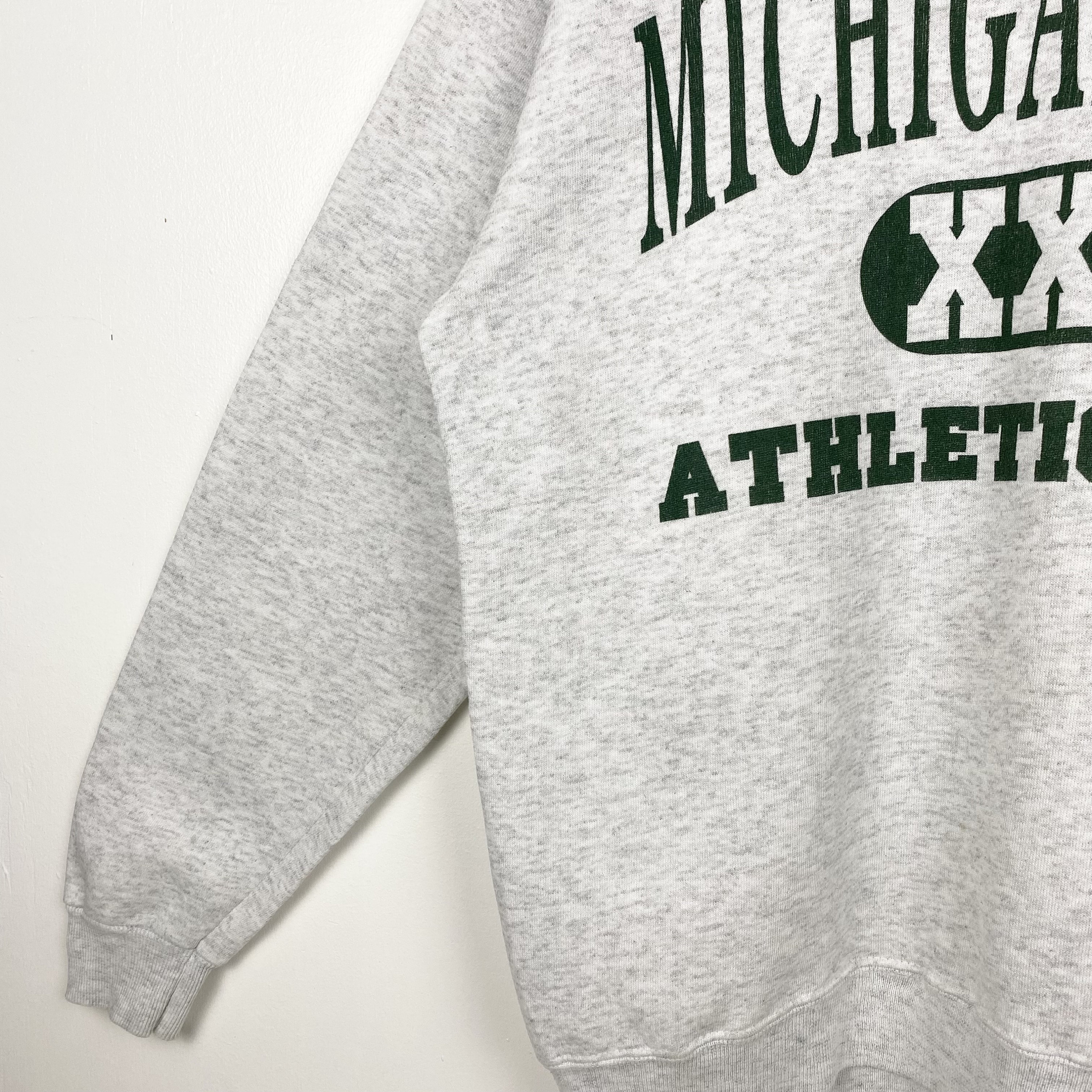 90s NCAA Michigan State University Spartans Crewneck Sweatshirt 