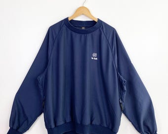 Sudadera cortavientos vintage Nike x NCAA de la Universidad de Carolina del Norte con los 'Tar Heels' y el logotipo bordado en azul, talla XXL para hombre