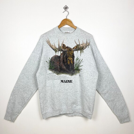 Deer sweatshirt mens sale