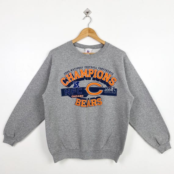 Vintage NFL Chicago bears Crewneck Sweatshirt Print Logo Grey Color Mens M Etsy Canada