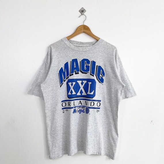 90s NBA マジック Tシャツ 古着 90s NBA Orlando 'magic' T-shirt Print Logo Grey Color Men's L - Etsy