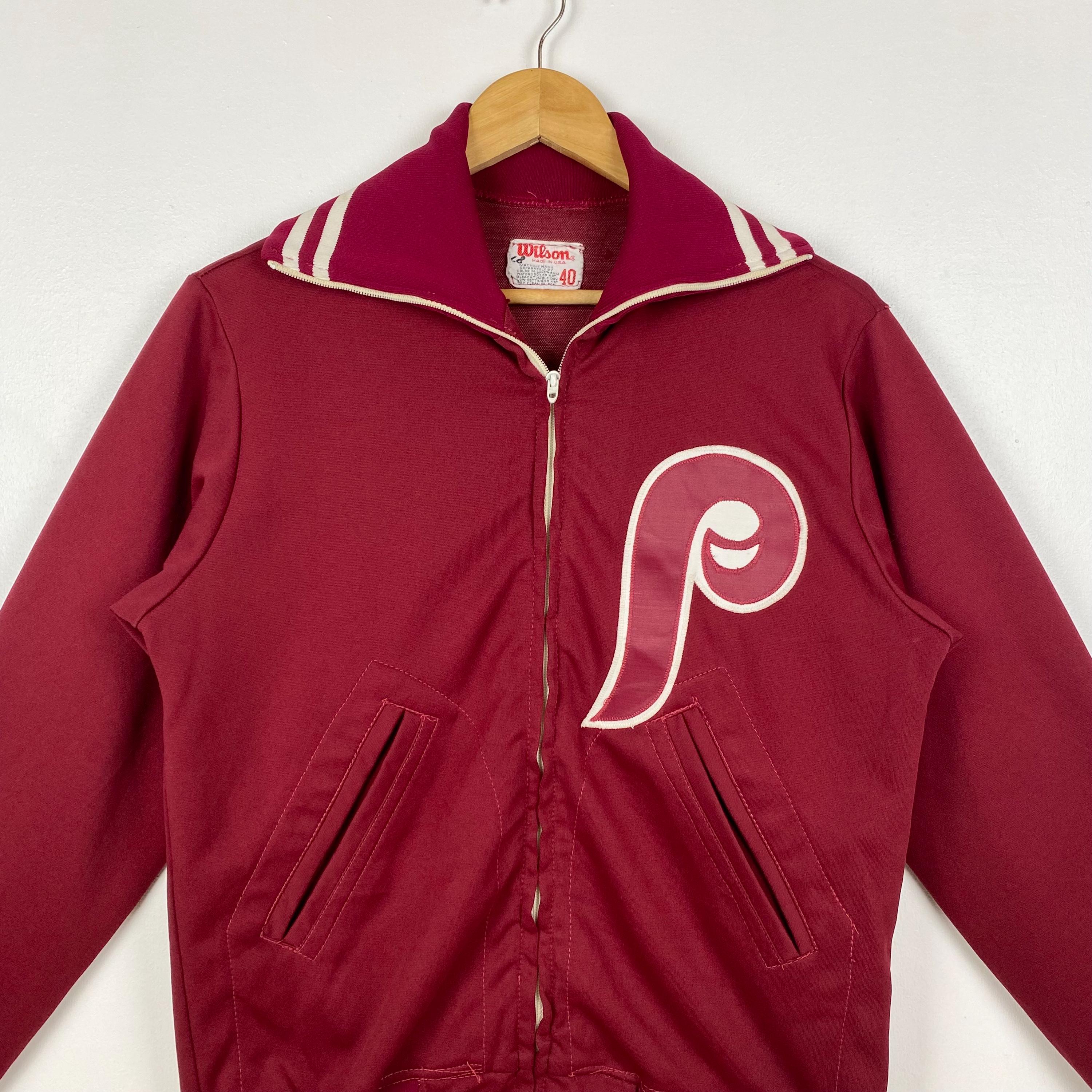 ジャケット・アウター Chalk Line Philadelphia Phillies JACKET Vtg Philadelphia Phillies Chalkline Jacket L MLB Philly