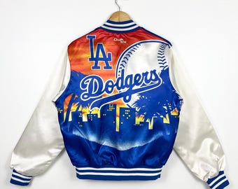 80年代 MLB ニューヨーク メッツ サテン ジャケット OVP ブルー