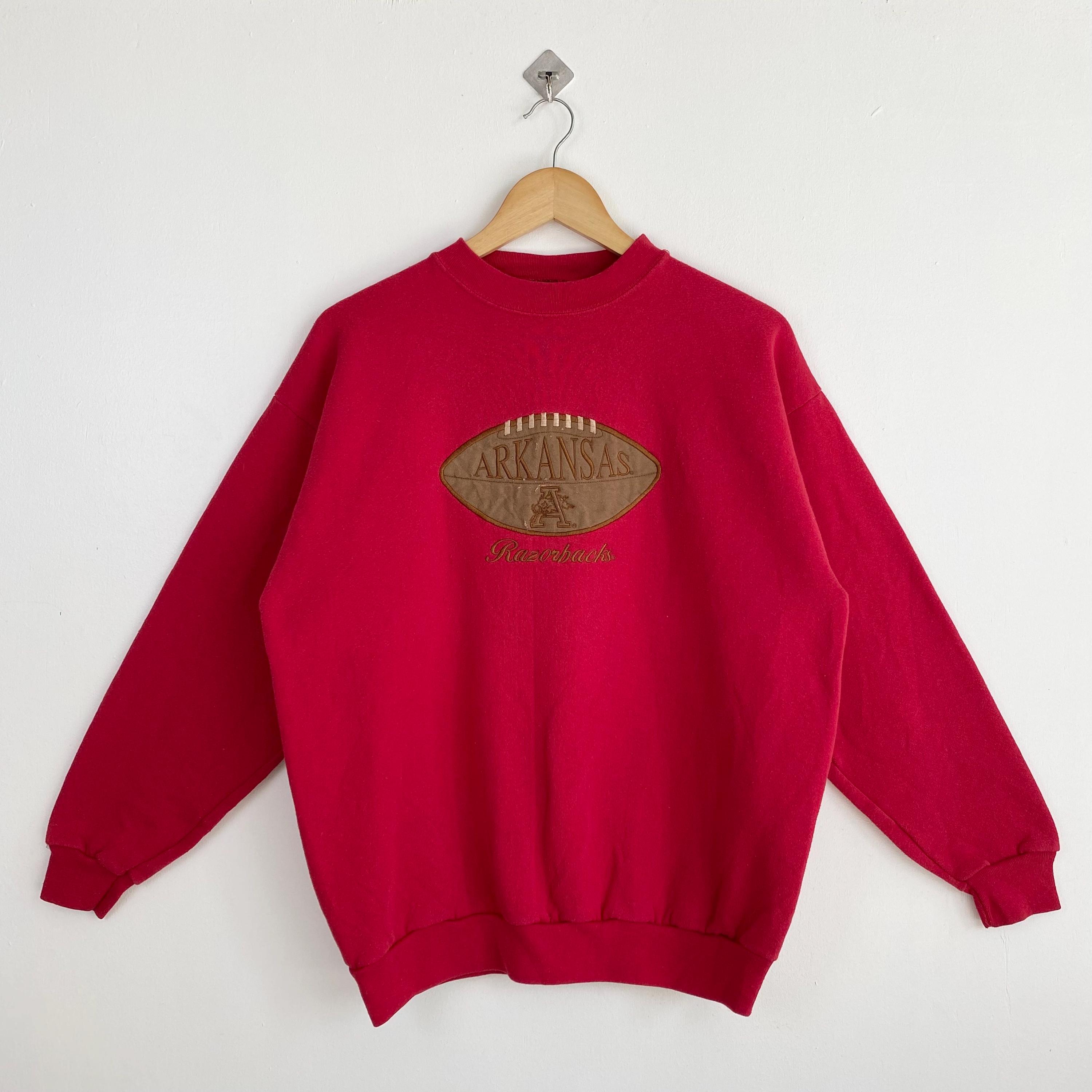 Arkansas razorbacks crewneck sweatshirt hotsell
