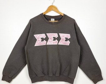 Sigma Crewneck Sweatshirt Print Logo Grey Color Men’s M
