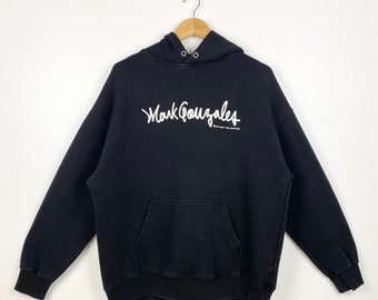 Vintage Mark Gonzales Hoodie Print Logo Black Color Men’s L