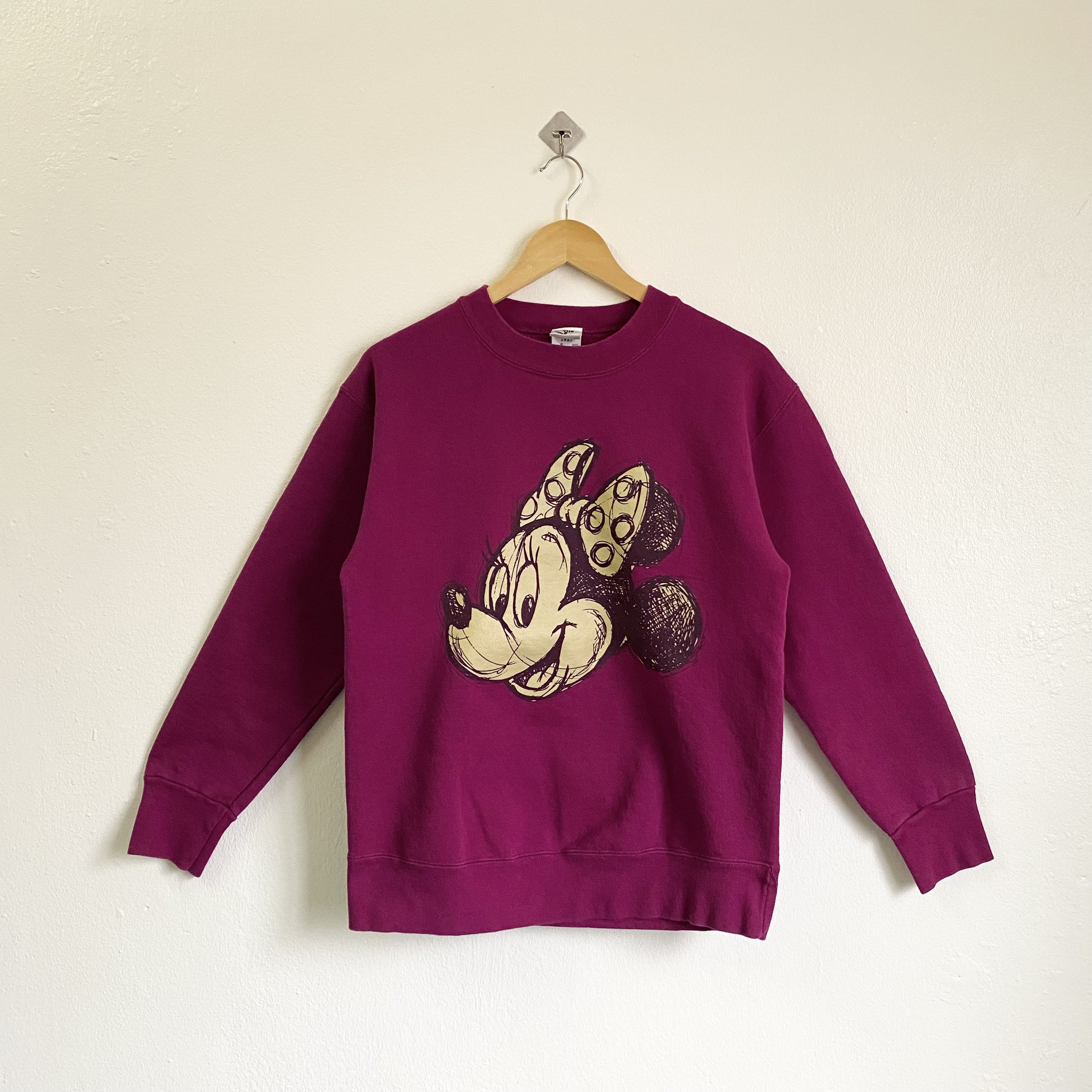 【Vintage】Minnie Mouse スウェット 80's 90's Vintage】Minnie Mouse スウェット 80's 90's